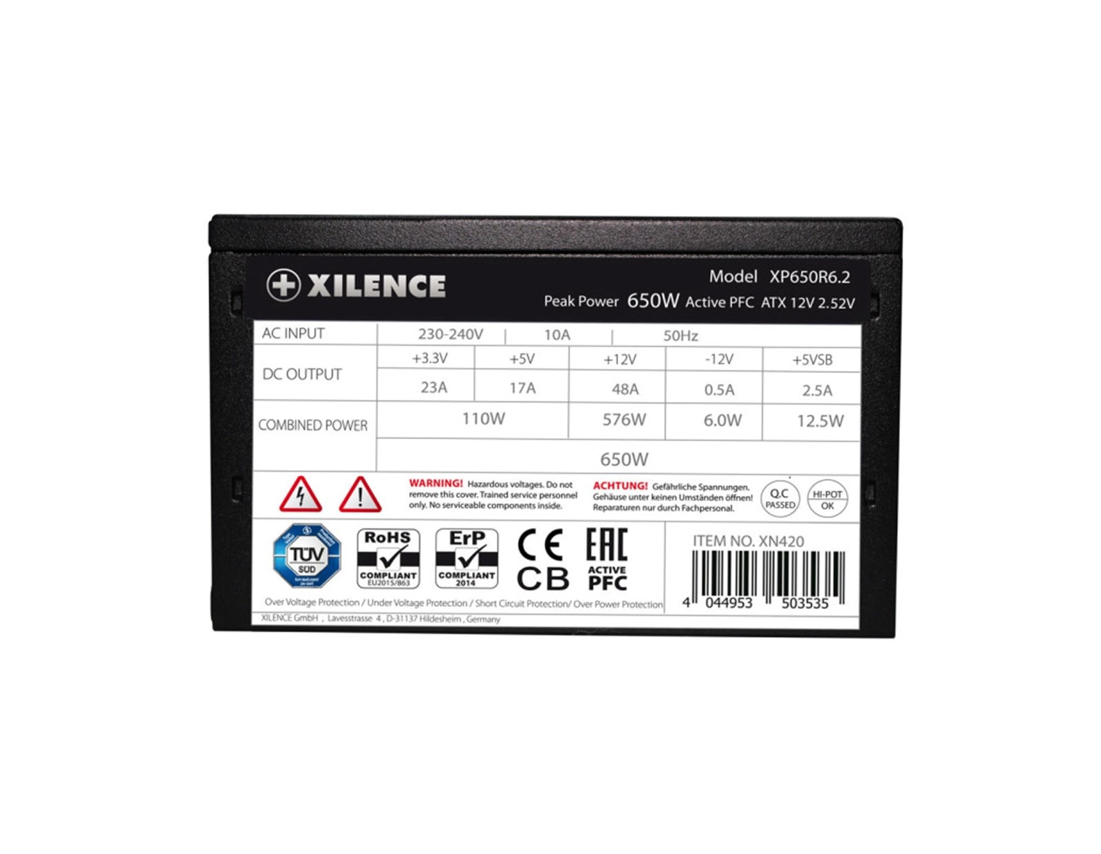 Xilence XN421 650W 01